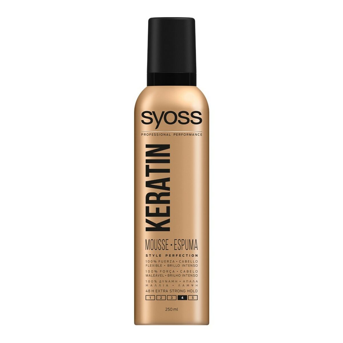 Mousse modulable Syoss soin coiffant volume et tenue souple 250 ml