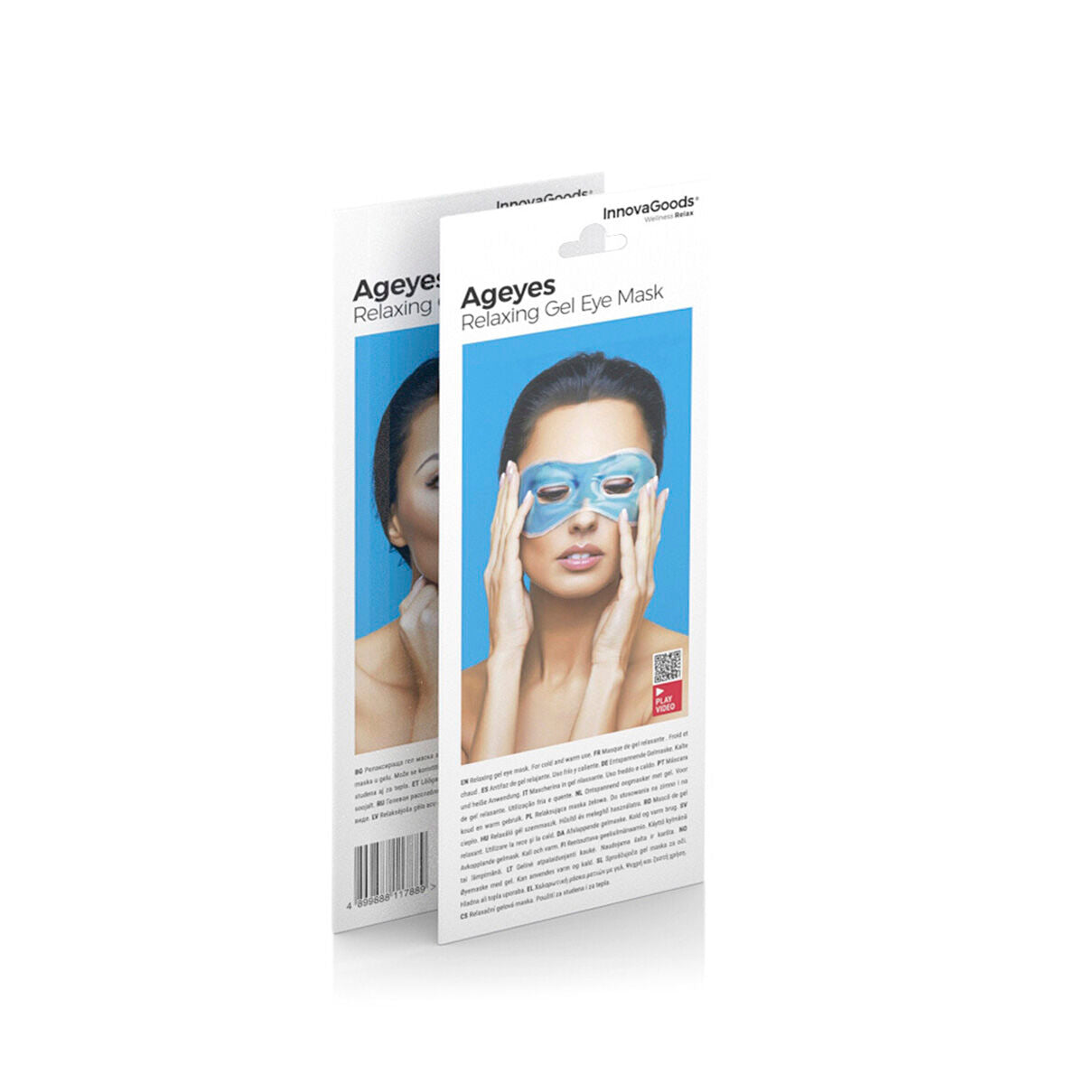 Masque en gel relaxant Ageyes InnovaGoods pour détente du contour des yeux