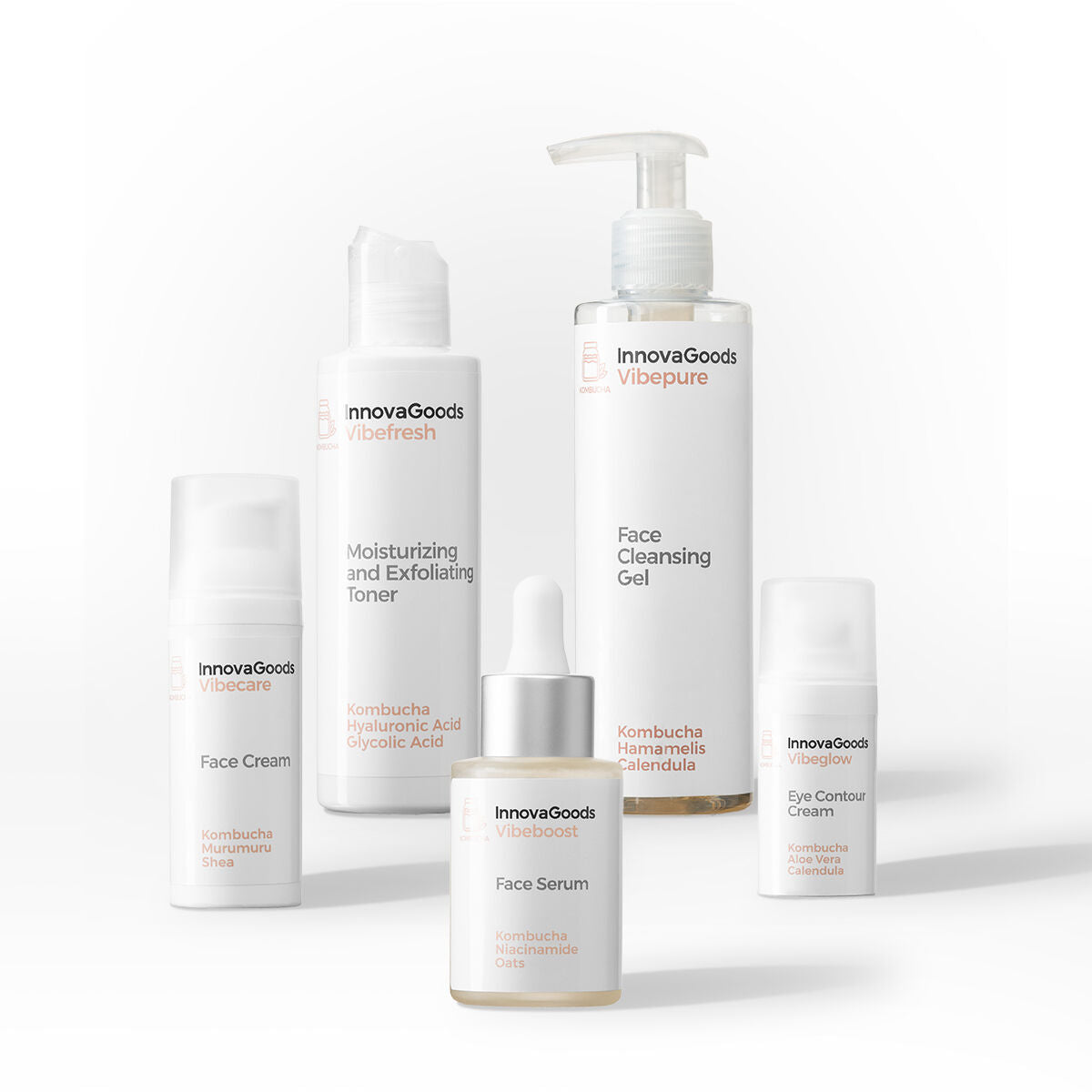 Pack routine visage Kombucha InnovaGoods