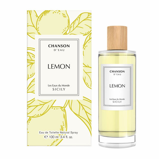 Parfum femme Coty Chanson d’Eau Lemon en eau de toilette pour une fragrance fraîche et citronnée.