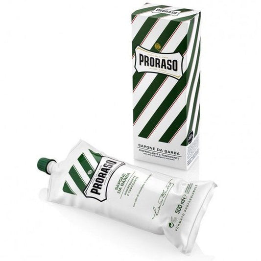 Crème de rasage Proraso menthol eucalyptus 500 ml pour préparation de la peau avant rasage