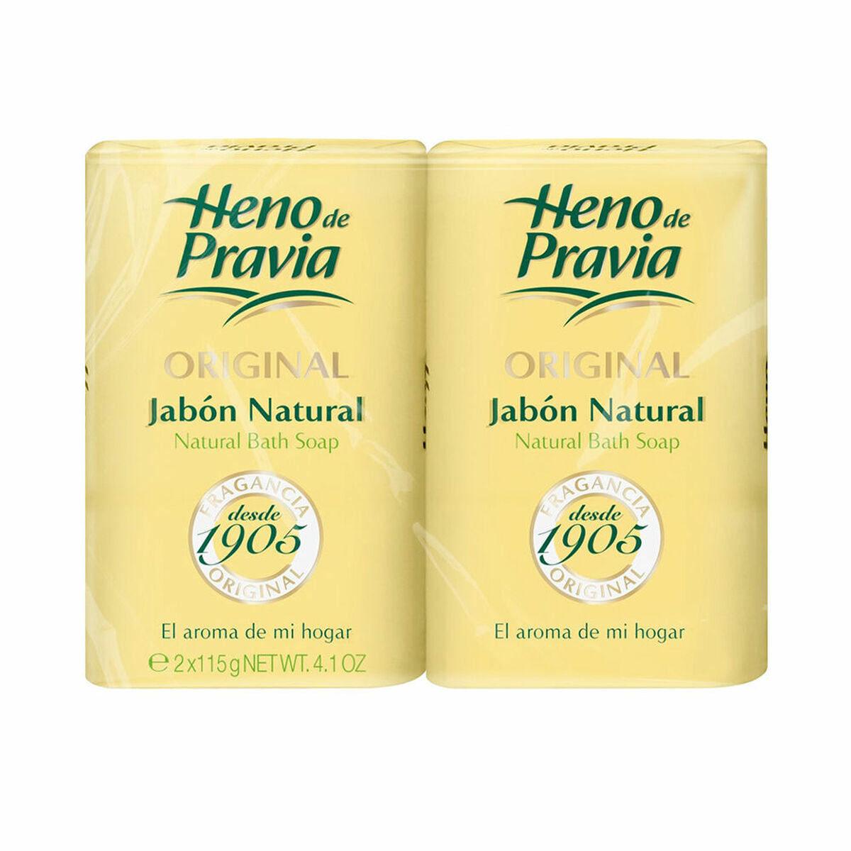 Barre de savon naturel Heno de Pravia ORIGINAL 115 g 2 unités