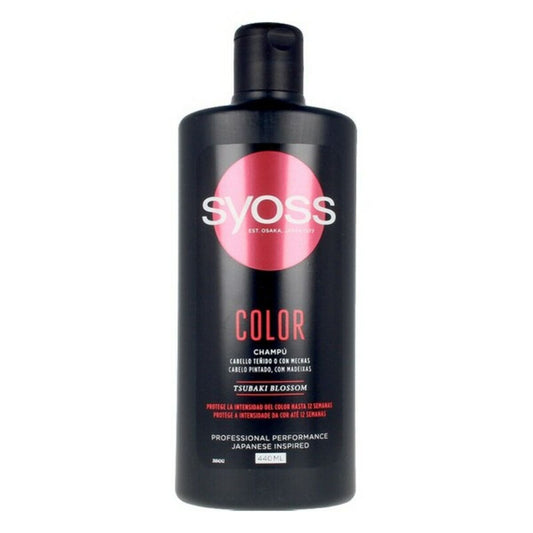 Shampoing Syoss pour cheveux teints soin capillaire protection couleur 440 ml