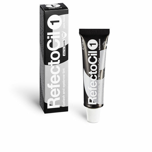 Teinture pour cils et sourcils RefectoCil Nº 1 Pure Black pour intensifier le regard.