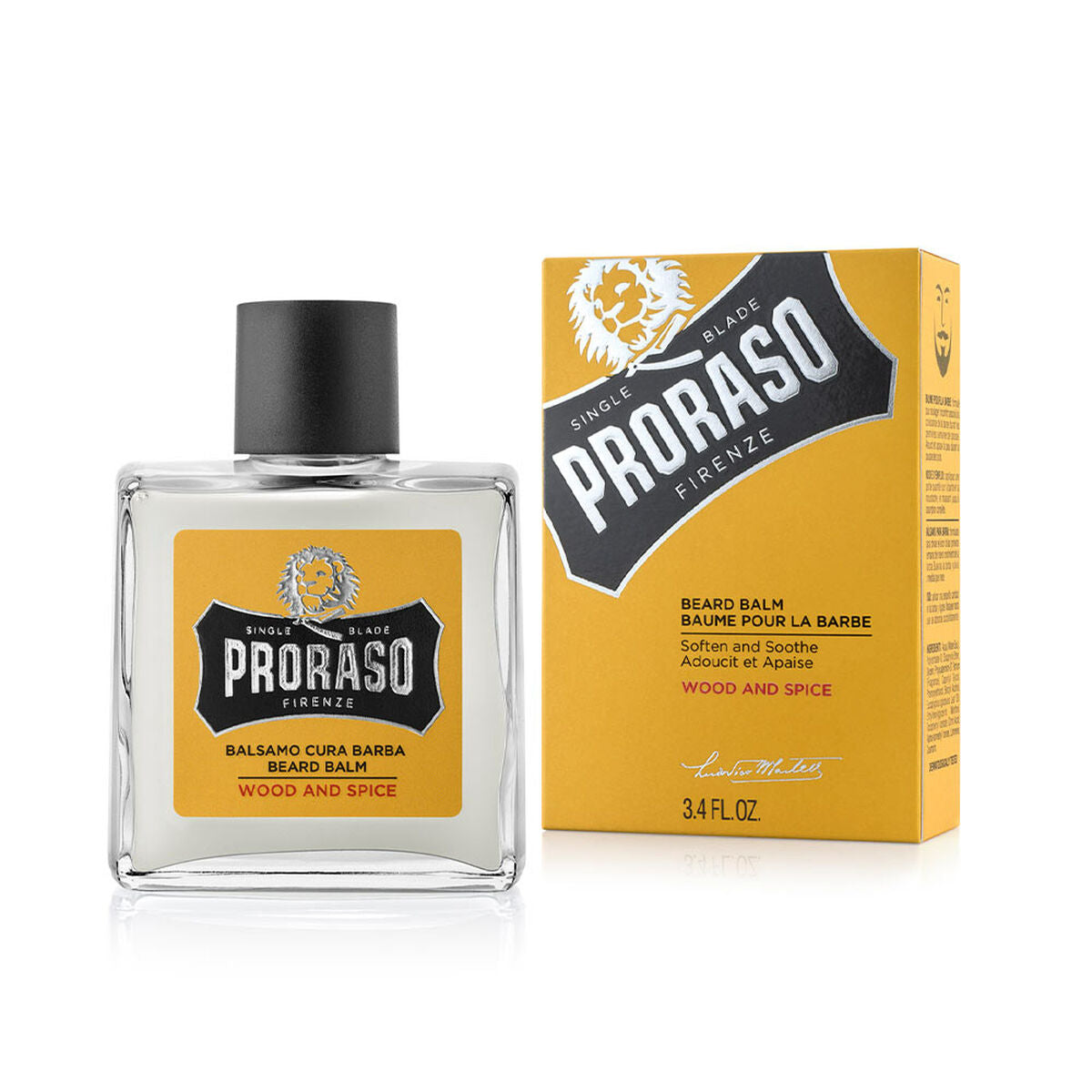 Pot de baume pour la barbe Proraso Wood and Spice 100 ml  