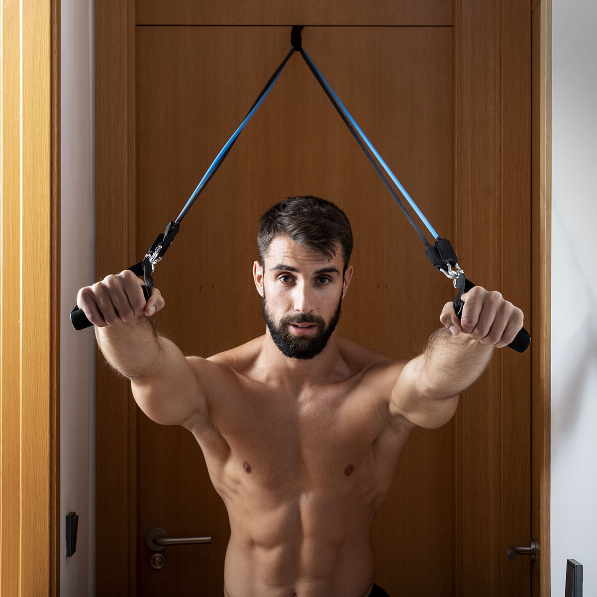 Set de bandes de résistance avec accessoires Rebainer InnovaGoods