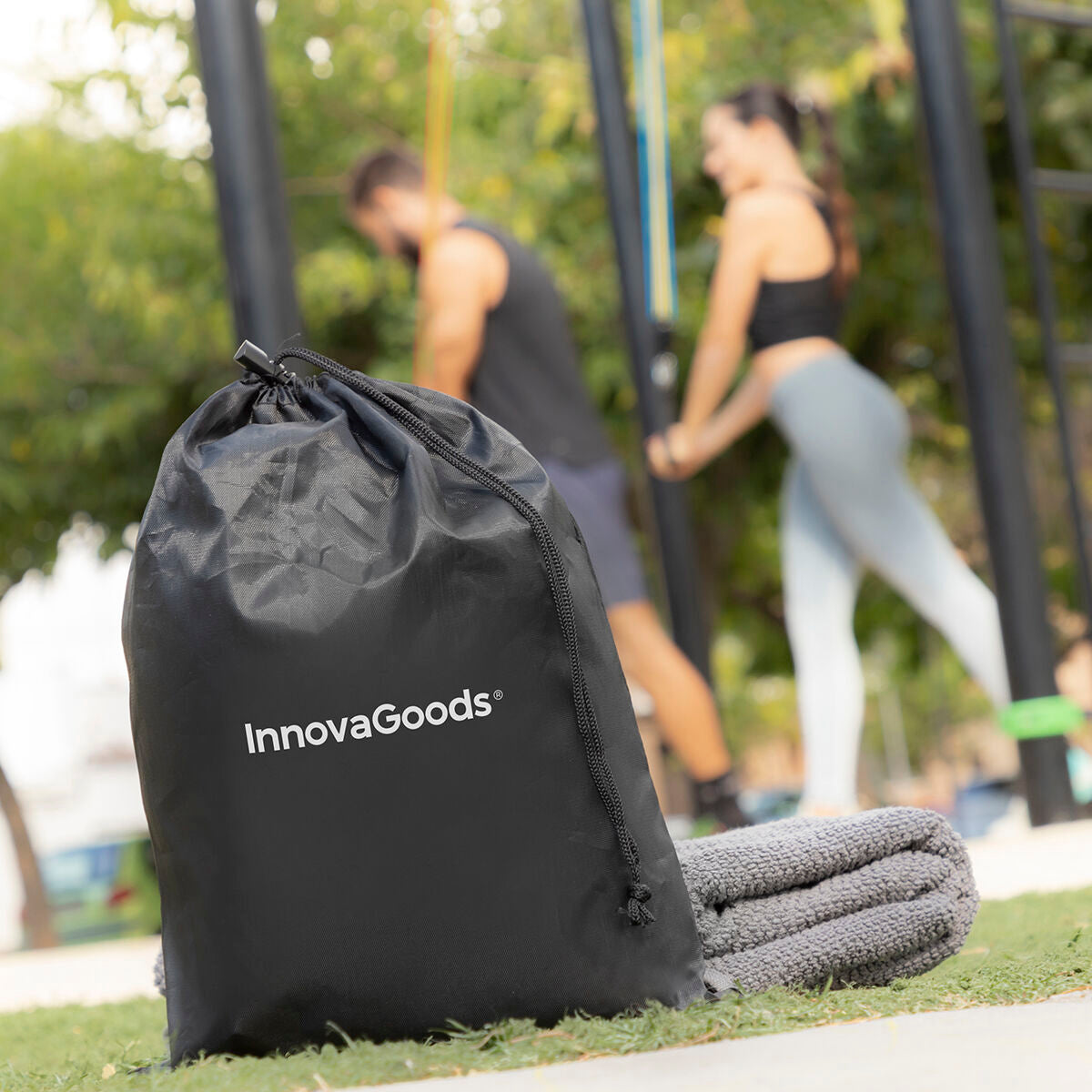 Set de bandes de résistance avec accessoires Rebainer InnovaGoods