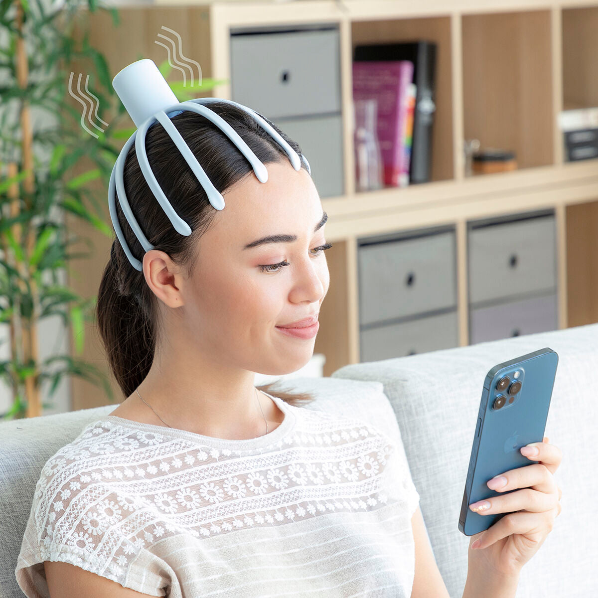 Masseur de tête électrique rechargeable Helax InnovaGoods