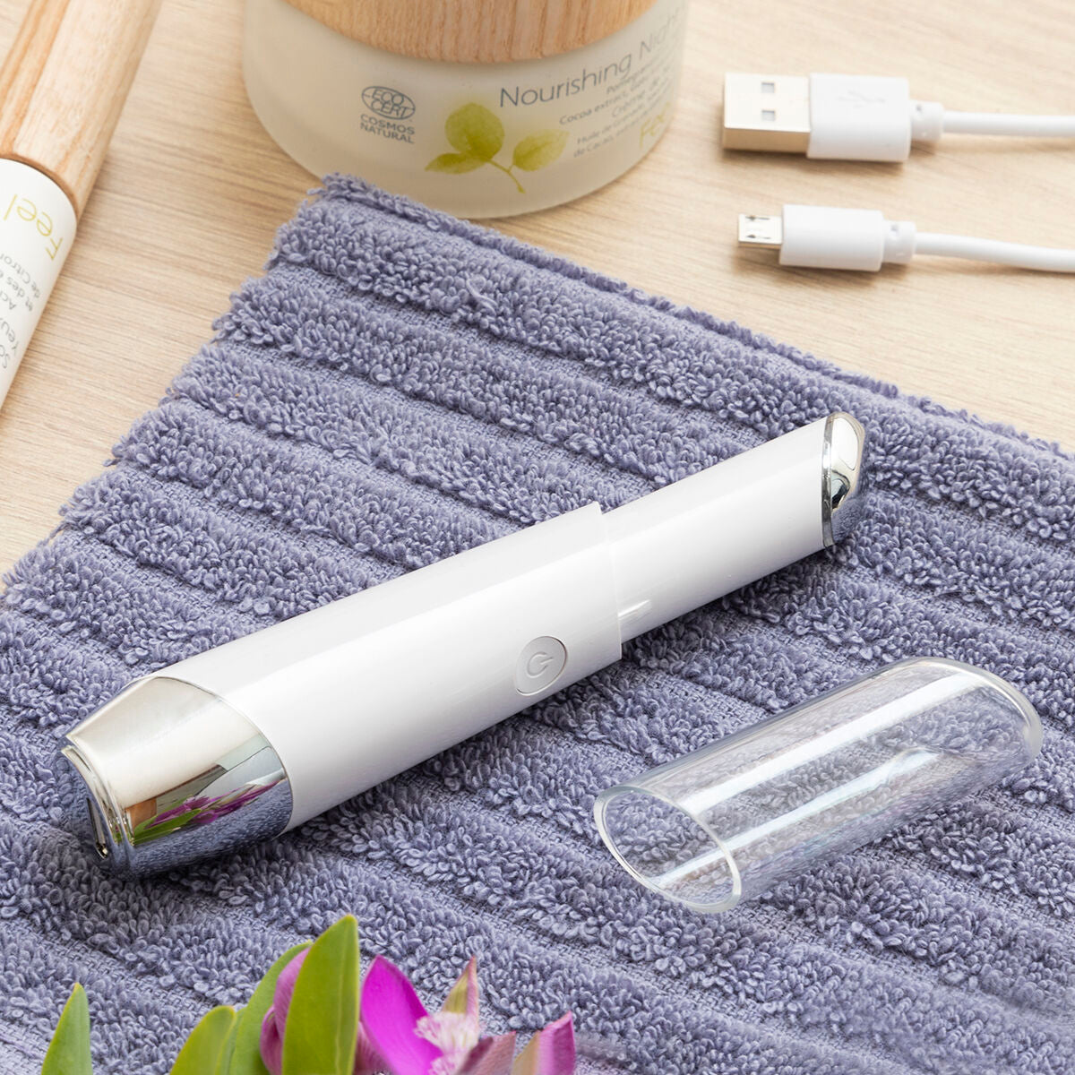 Appareil de massage oculaire avec photothérapie et vibrations Therey InnovaGoods