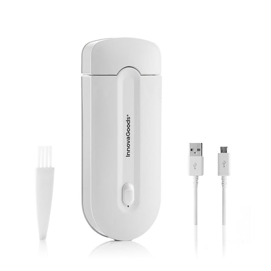 Mini‑rasoir rechargeable avec voyant LED pour rasage précis et doux
