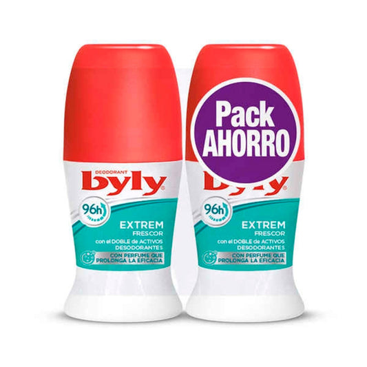 Déodorant roll‑on Byly Extrem Frescor lot de 2 x 50 ml