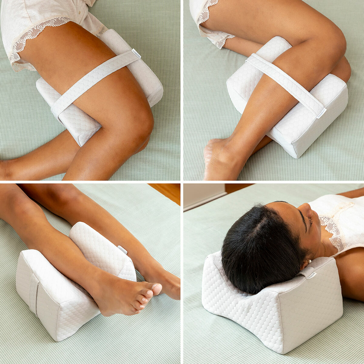 Pack Sommeil et Alignement du Corps Harmonialife avec oreiller ergonomique et coussin d’alignement corporel