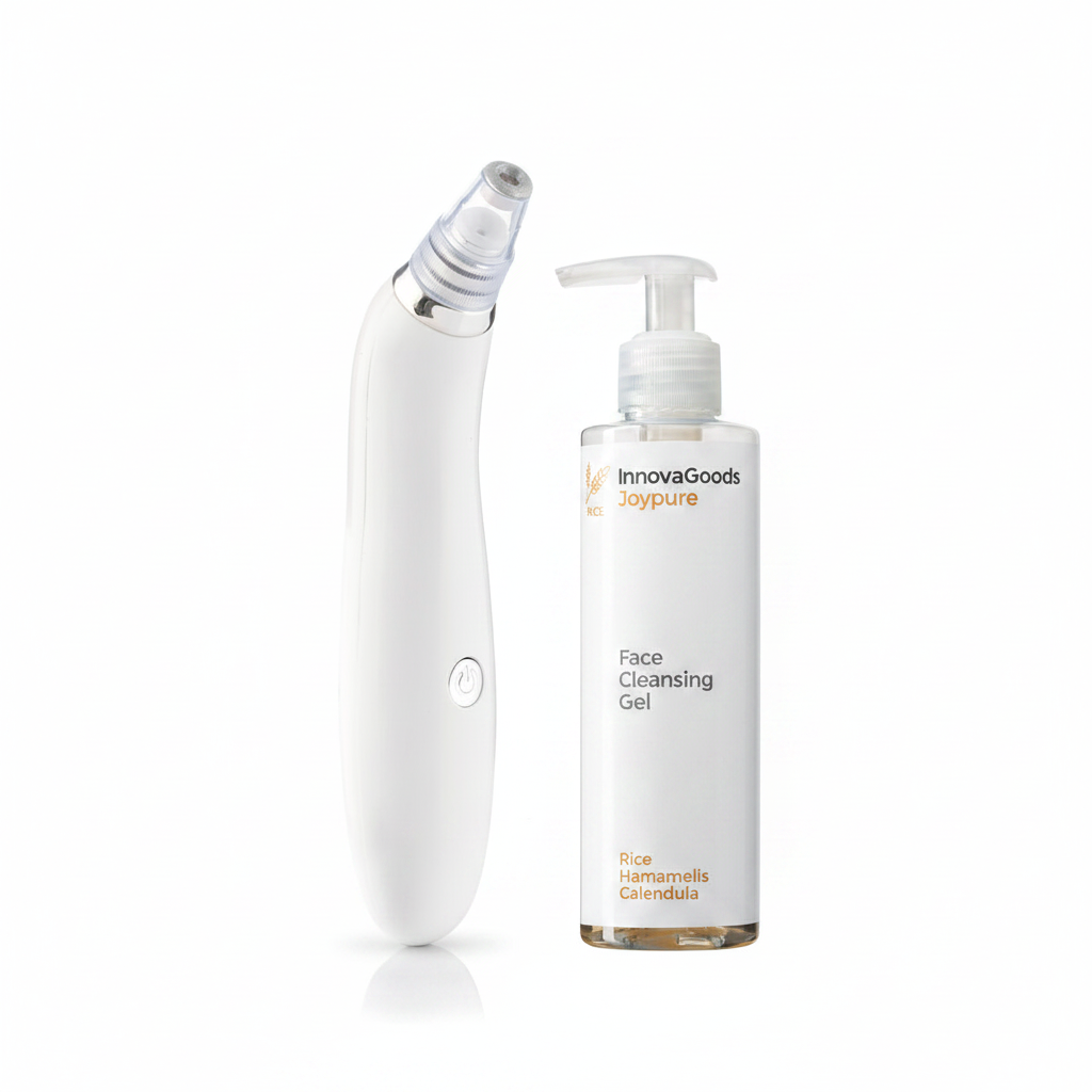  Pack nettoyage visage peau sensible Pore· Off InnovaGoods et gel Rice Joypure 200ml