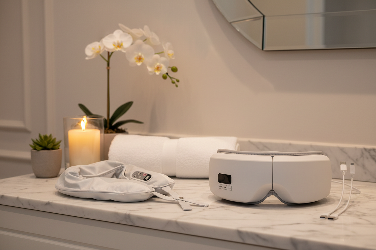 Pack Visage Harmonialife — Tappilan (tapotement chauffant) + Eyesky (massage oculaire)