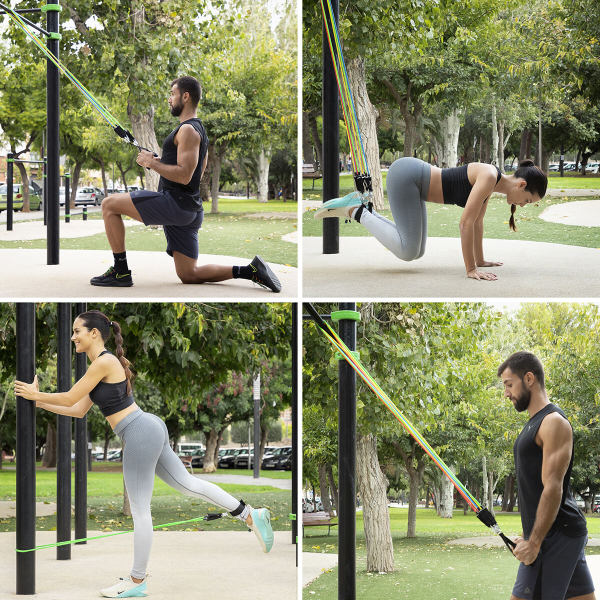 Pack Bien‑être Postural Harmonialife avec bandes élastiques de mobilité douce et correcteur de posture