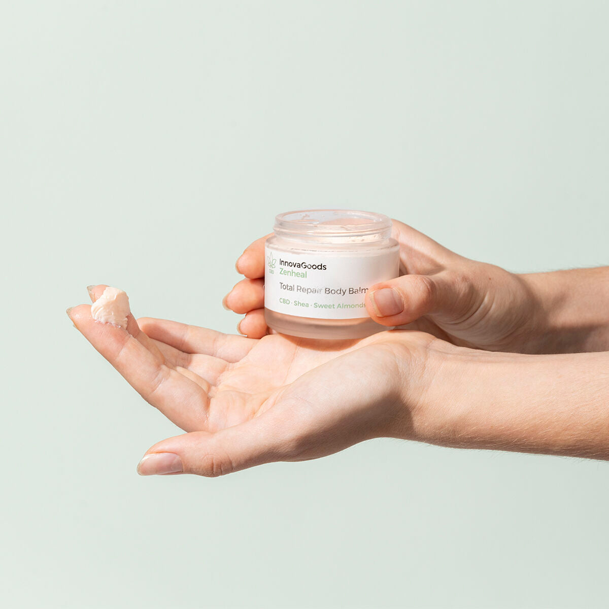 Baume réparateur corporel CBD Zenheal InnovaGoods 50 ml pour soin de la peau