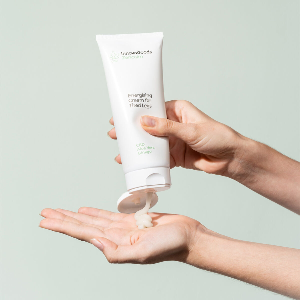 Crème énergisante jambes fatiguées CBD Zencalm InnovaGoods 200 ml