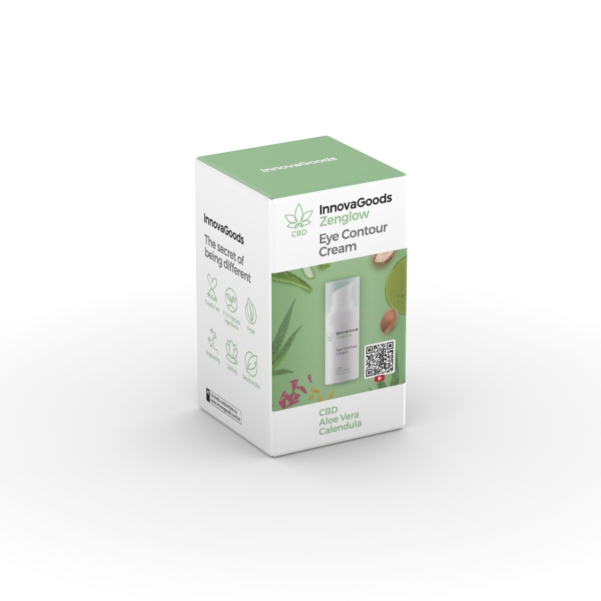 Flacon de contour des yeux CBD Zenglow InnovaGoods 15 ml