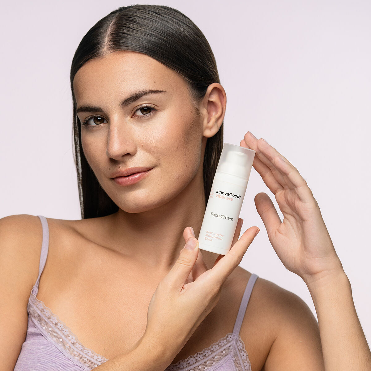 Flacon de crème visage Kombucha Vibecare InnovaGoods 50 ml