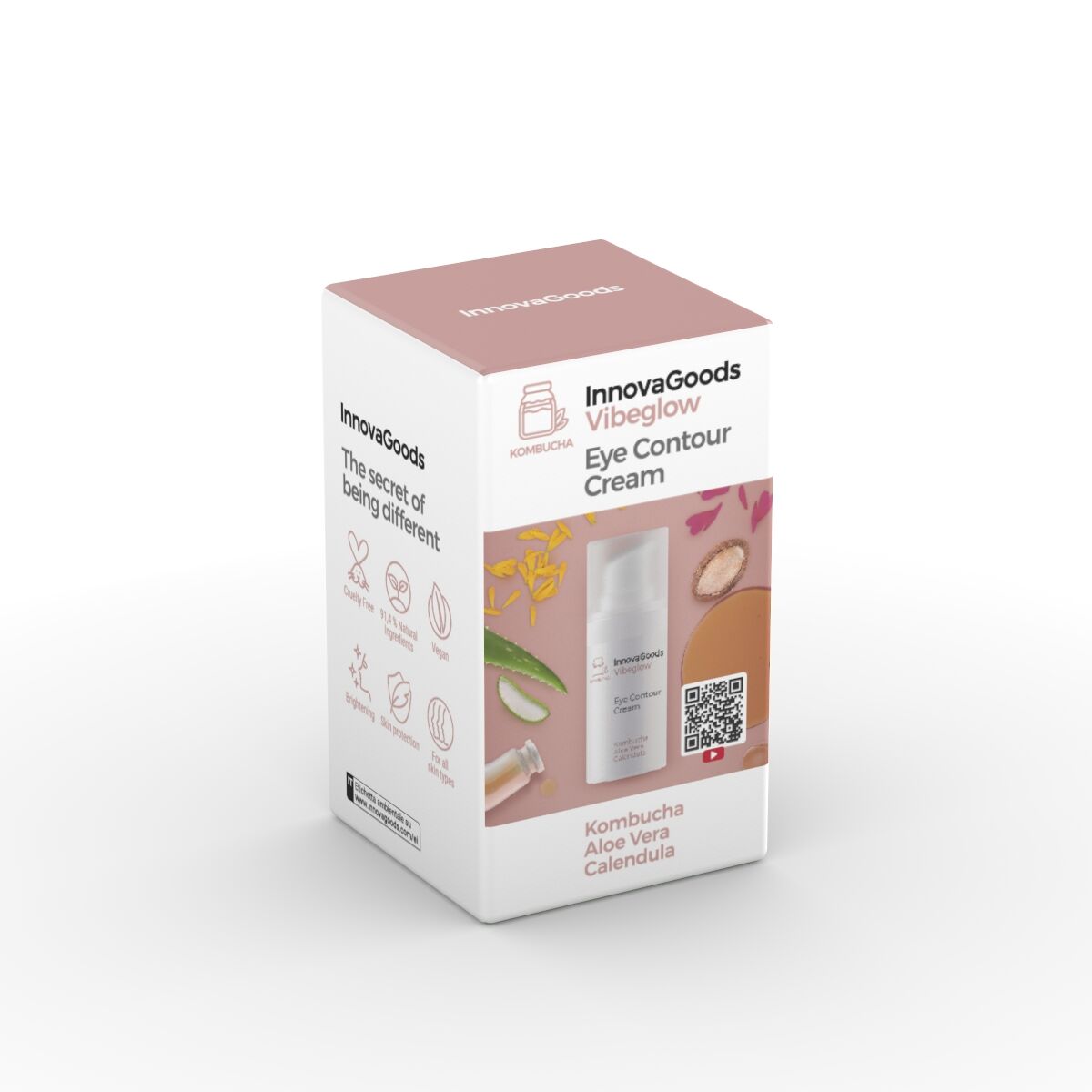 Flacon de contour des yeux Kombucha Vibeglow InnovaGoods 15 ml