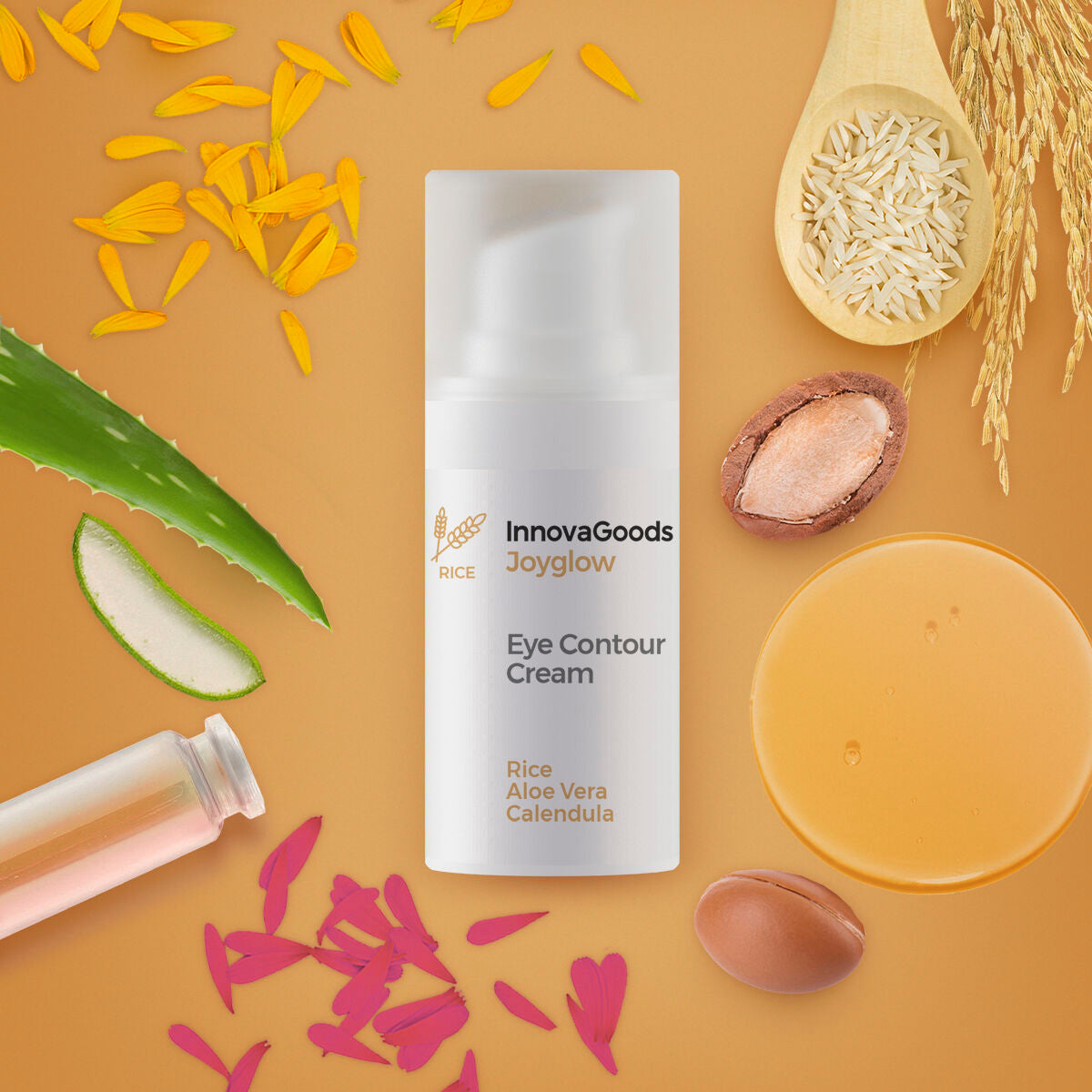 Contour des yeux rice Joyglow InnovaGoods 15 ml