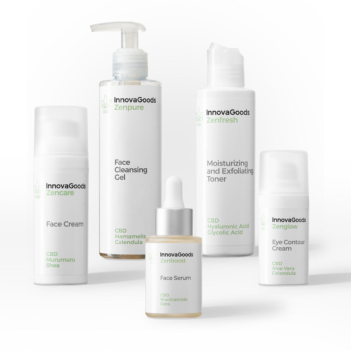 Pack routine visage CBD InnovaGoods