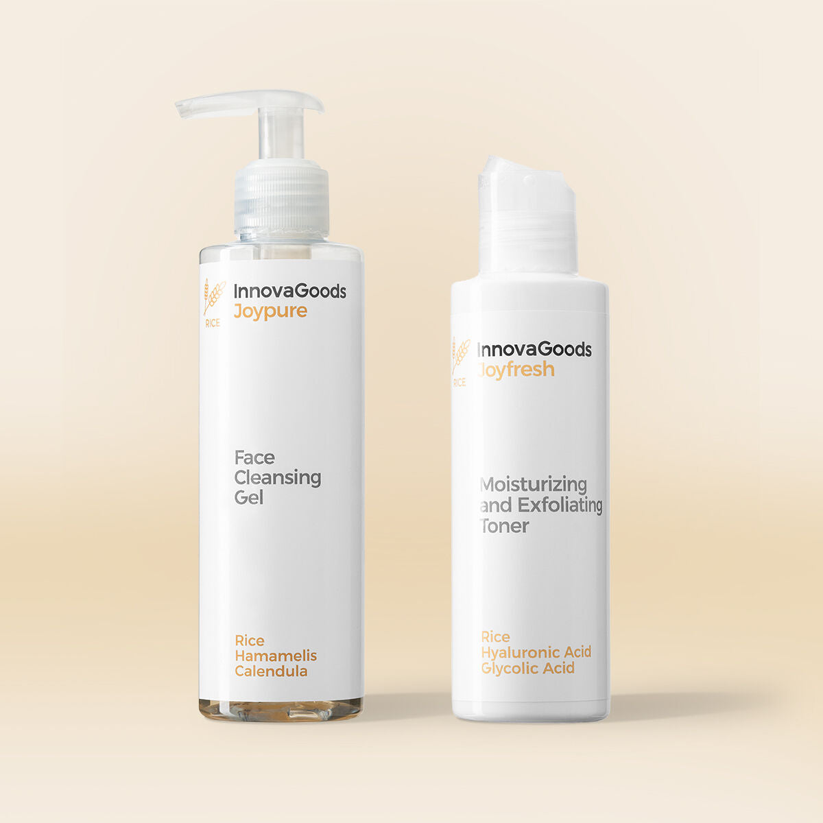 Pack duo nettoyage visage Rice InnovaGoods