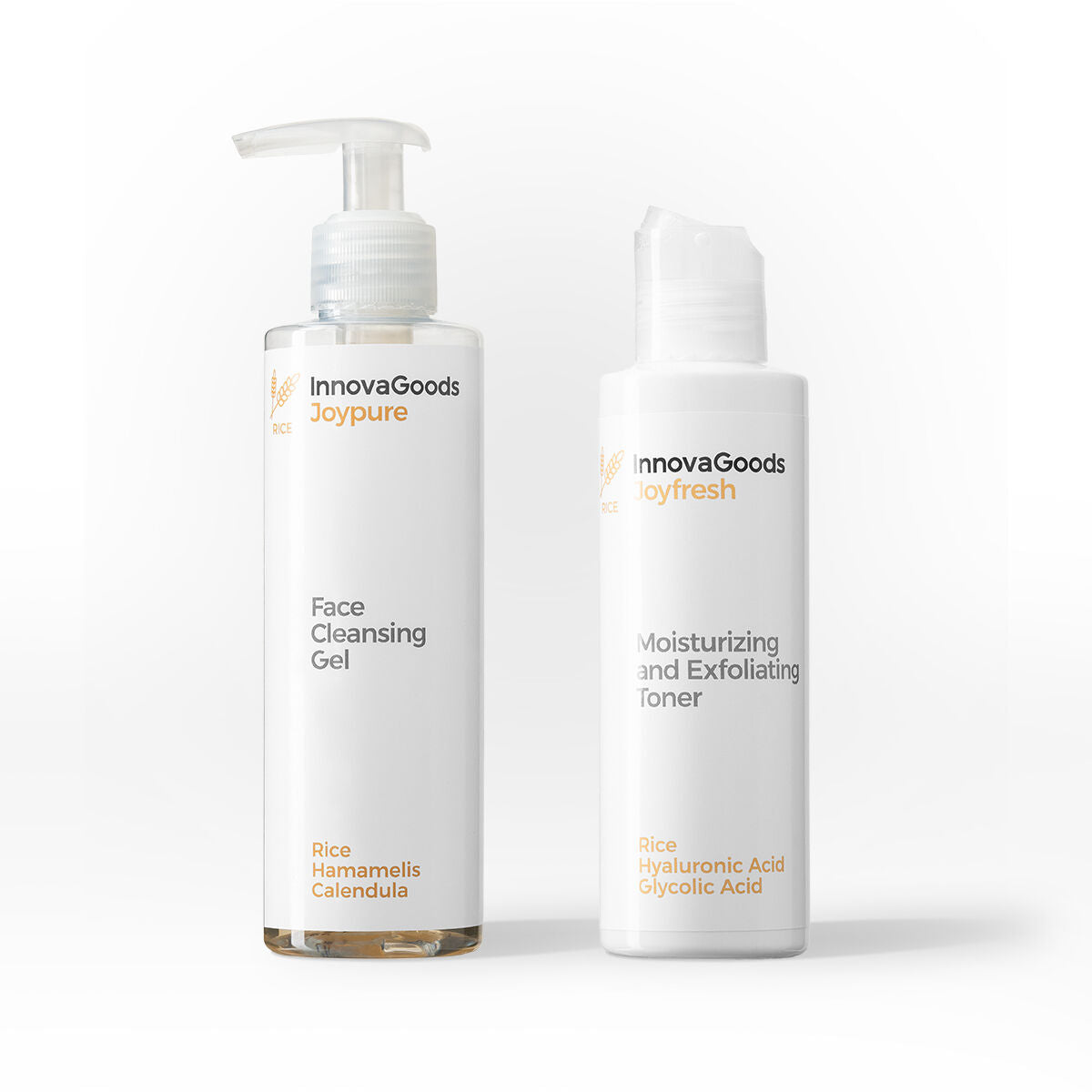 Pack duo nettoyage visage Rice InnovaGoods