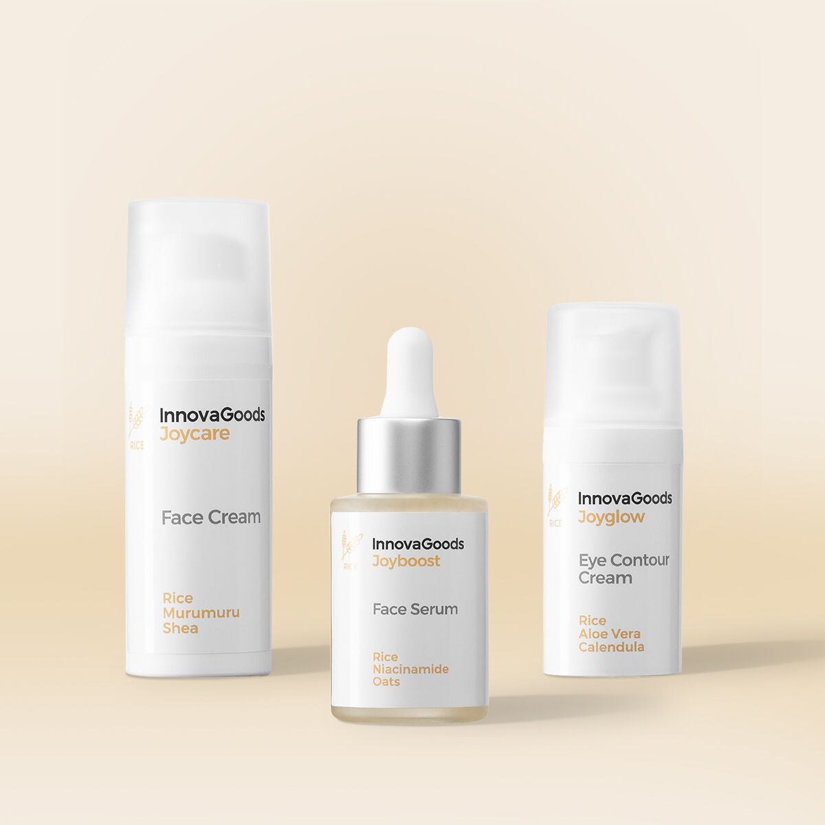 Pack hydratation visage Rice InnovaGoods avec soins visage