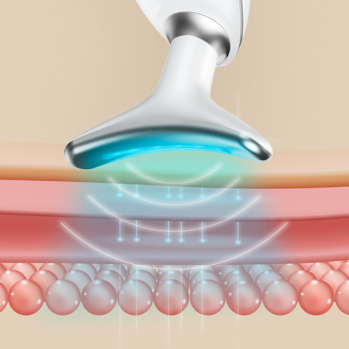 Appareil de massage facial électrique raffermissant visage et cou Selora InnovaGoods